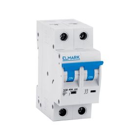Disjoncteur Elmark - 2 pôles - 20A - 6kA