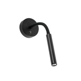 Faro Kale - applique murale avec interrupteur - 38 x 10 cm - 3W LED inclus - noir mat