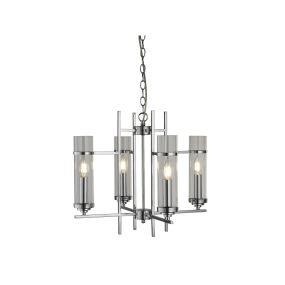 Searchlight Milo - lustre - Ø 49 x 92 cm - chrome