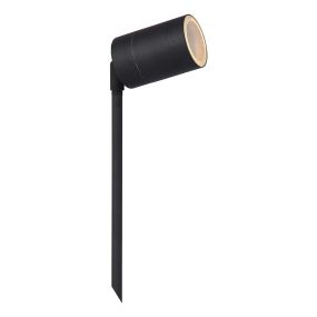 Lucide Arne - spot de sol sur piquet - Ø 6,3 x 36 cm - 5W LED inclus - IP44 - noir
