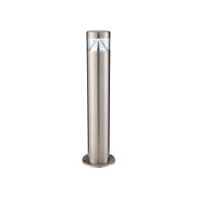 Searchlight Brooklyn - lampe de jardin - 45 cm -1,8W LED inclus - IP44 - argent satiné