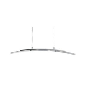 Searchlight LED Bar Lights - lampe suspendue - 80 x 8 x 150 cm - 20W LED dimmable inclus - silver