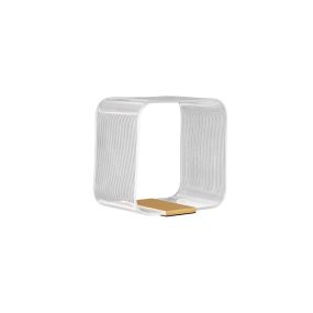 Nova Luce Valentin - lampe de table avec interrupteur sur câble - 24 x 24 x 16 cm - 14W dimmable LED inclus - laiton doré