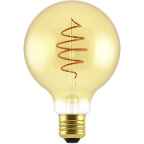 Nordlux Lampe à incandescence LED - Ø 9,5 x 14 cm - E27 - 5W dimmable - 2200K - ambre