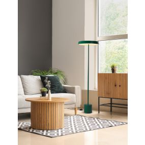 Nova Luce Vetro - lampadaire - Ø 40 x 136 cm - 33W  LED inclus - vert mat