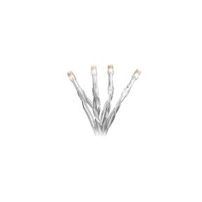 Konstsmide - Guirlande lumineuse à LED alimentée par piles - 335 cm - 20 x 0,06W inclus - blanc chaud couleur de lumière - transparent