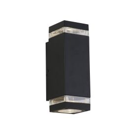 Searchlight Austin - applique d'extérieur - 8 x 24 cm - IP44 - noir