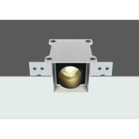 ONE Light Tubes de lumière noire sans garniture - spot encastré - 34 x 34 mm, 50 x 38 mm taille d'encastrement - 3W LED inclus - noir