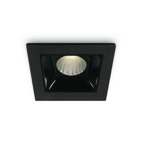 ONE Light Shop Square Boxes - spot encastré - 45 x 45 mm, 36 x 36 mm format encastré - 2W LED dimmable inclus - noir