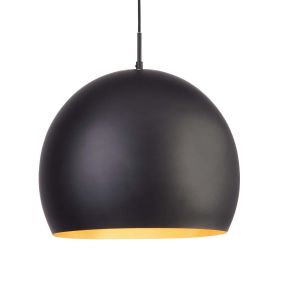 Searchlight Industrial Pendants - lampe suspendue - Ø 40 x 165 cm - noir