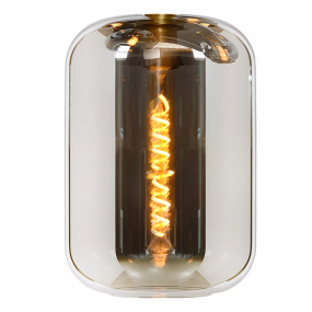 Lucide Joanet - verre - Ø 22 x 33 cm - fumé