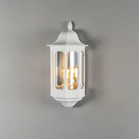 Konstsmide Pallas - applique murale d'extérieur - 14 x 22 x 47 cm - IP23 - blanc mat