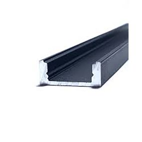Profil LED - 1,7 x 0,7 cm - noir