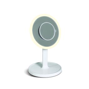ONE Light - miroir de table avec bouton tactile - Ø 20 x 34 cm - 7W LED dimmable inclus - blanc