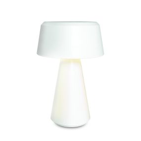 ONE Light Portable Trendy Light - lampe de table rechargeable - Ø 15 x 22 cm - 3W dimmable LED inclus - IP65 - blanc