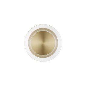 Nova Luce Airida - applique murale - Ø 17 x 6 cm - 8W LED inclus - laiton doré