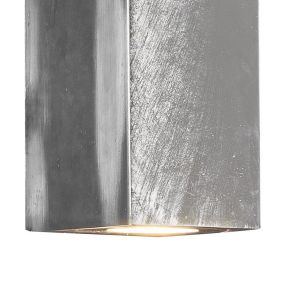 Nordlux Canto Maxi Kubi 2 - applique murale extérieure - 8,5 x 16 cm - IP44 - acier galvanisé