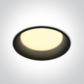 ONE Light Downlights Fixe LED - spot encastré - Ø 175 mm, Ø 165 mm encastré - 22W LED inclus - noir