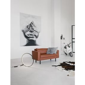 Nova Luce Hola - lampadaire - Ø 80 x 80 cm - 46W LED inclus - noir sablé