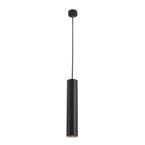 Nova Luce Gia - lampe suspendue - Ø 6 x 170 cm - noir