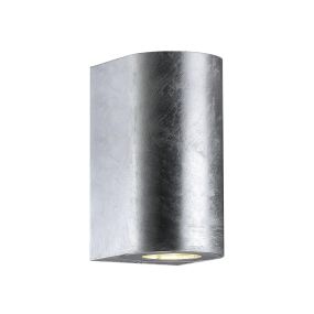 Nordlux Canto Maxi 2 - applique murale extérieure - 8,7 x 17 x 10 cm - IP44 - métal galvanisé