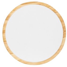 ETH Ruby - plafonnier - Ø 30 x 2,4 cm - variateur 3 niveaux - 24W LED inclus - IP44 - bois