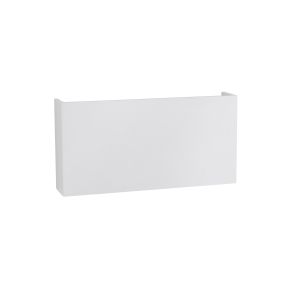 Nova Luce Mile - applique d'extérieur - 18 x 3,5 x 9 cm - 2 x 5W LED inclus - IP54 - blanc