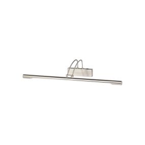 Searchlight LED Picture Lights - applique murale avec interrupteur - 68 x 11,5 cm - 13W LED inclus - argent satiné