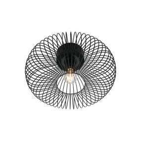 Nordlux Beroni - plafonnier - Ø 40,3 x 21 cm - noir