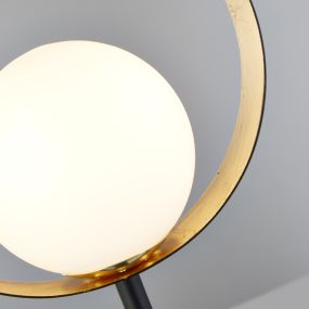Searchlight Orbital - lampe à poser - 18,2 x 13 x 36 cm - noir et or