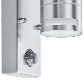 Searchlight Bodmin - Applique d'extérieur avec détecteur de mouvement - 7 x 15 cm - 3W LED inclus - IP44 - acier inoxydable
