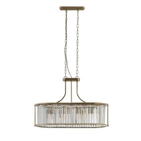 Searchlight Victoria - lampe suspendue - 78 x 30 x 150 cm - or