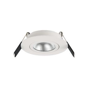 Integral LED Lux Ultra Slim - spot à encastrer - Ø 83 mm, Ø 65 mm à encastrer - 6,5W LED dimmable inclus - blanc
