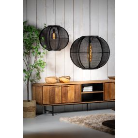 ETH Fabric – suspension – Ø 68 x 368 cm – noir