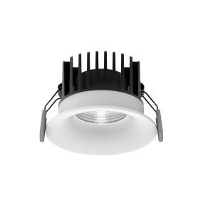 Nova Luce Blade - spot à encastrer - Ø 85 mm, Ø 80 mm à encastrer - 12W LED inclus - IP65 - blanc