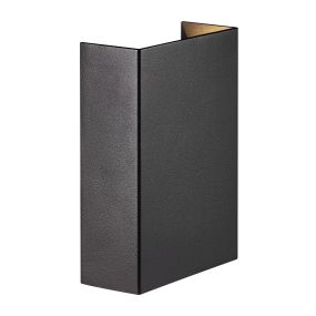Nordlux Fold 10 - lampe murale extérieure - 10,6 x 14,9 x 4,5 cm - 2 x 3,75W LED inclus - IP54 - noir