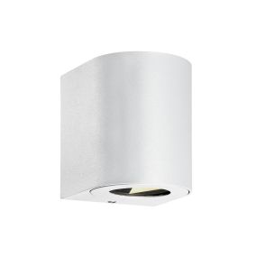 Nordlux Canto 2 - applique murale extérieure - 8,7 x 10,4 cm - 2 x 6W LED inclus - IP44 - blanc