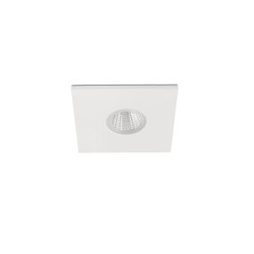 Faro Tast SQ - spot encastré - Ø 55 mm, Ø 45 mm encastré - 5W LED inclus - blanc mat