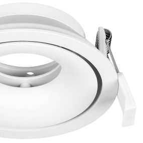 Nova Luce Enzo - spot encastrable - Ø 105 mm, Ø 100 mm encastrable - blanc