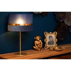 Lucide Extravaganza Tusse - lampe à poser - Ø 30 x 50 cm - bleu