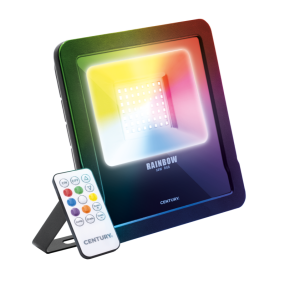 Century Italia Rainbow - spot - 23,7 x 3,6 x 20 cm - 50W LED inclus - couleur de lumière réglable - IP65 - noir
