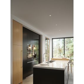 Nordlux Tiaki - spot encastré - Ø 85 mm, Ø 72 mm encastré - 2 niveaux de gradation - 5,7-8,6W LED inclus - IP65 - blanc