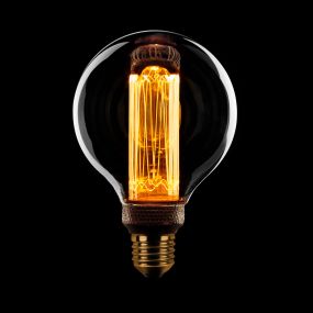 ETH LED Filament Globe - Ø 8 cm - E27 - 5W dimmable - 2000K - transparent