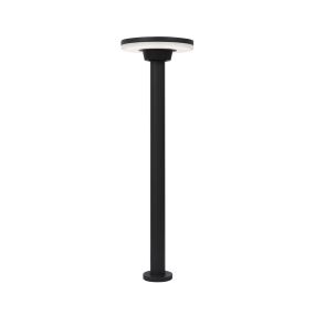 Nova Luce Suite - lampe de jardin - Ø 18 x 60 cm - 12W LED inclus - IP54 - noir