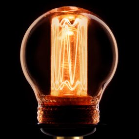 ETH LED Filament Ball - Ø 4,5 x 10 cm - E14 - 2,3W dimmable - 2000K - or