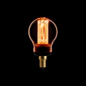 ETH LED Filament Ball - Ø 4,5 x 10 cm - E14 - 2,3W dimmable - 2000K - or