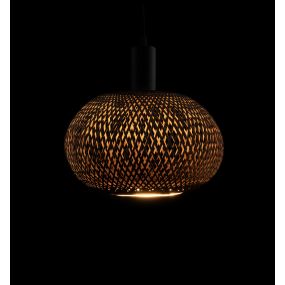 Segula Floating Bamboo LED - Ø 30 cm - E27 - 6W dimmable - 2200K - bronze