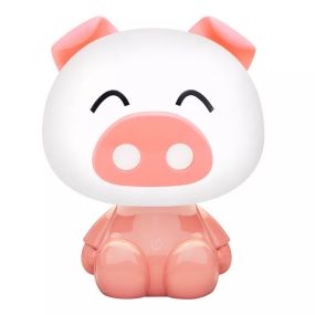 Zuma Line Animals Piglet - lampe de table - 19,5 x 25,5 cm - 3W LED dimmable inclus - pink