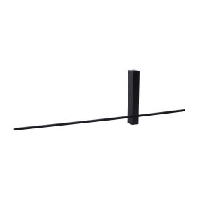 Lucide Segin - applique murale - 60 x 22 x 22 cm - 6W LED inclus - noir