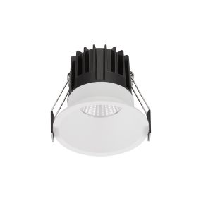 Nova Luce Luela - spot encastré - Ø 85 mm - taille d'encastrement 75 mm - 13W LED inclus - blanc - 2700K